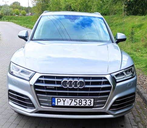 Audi Q5 cena 108500 przebieg: 142000, rok produkcji 2018 z Poznań małe 277